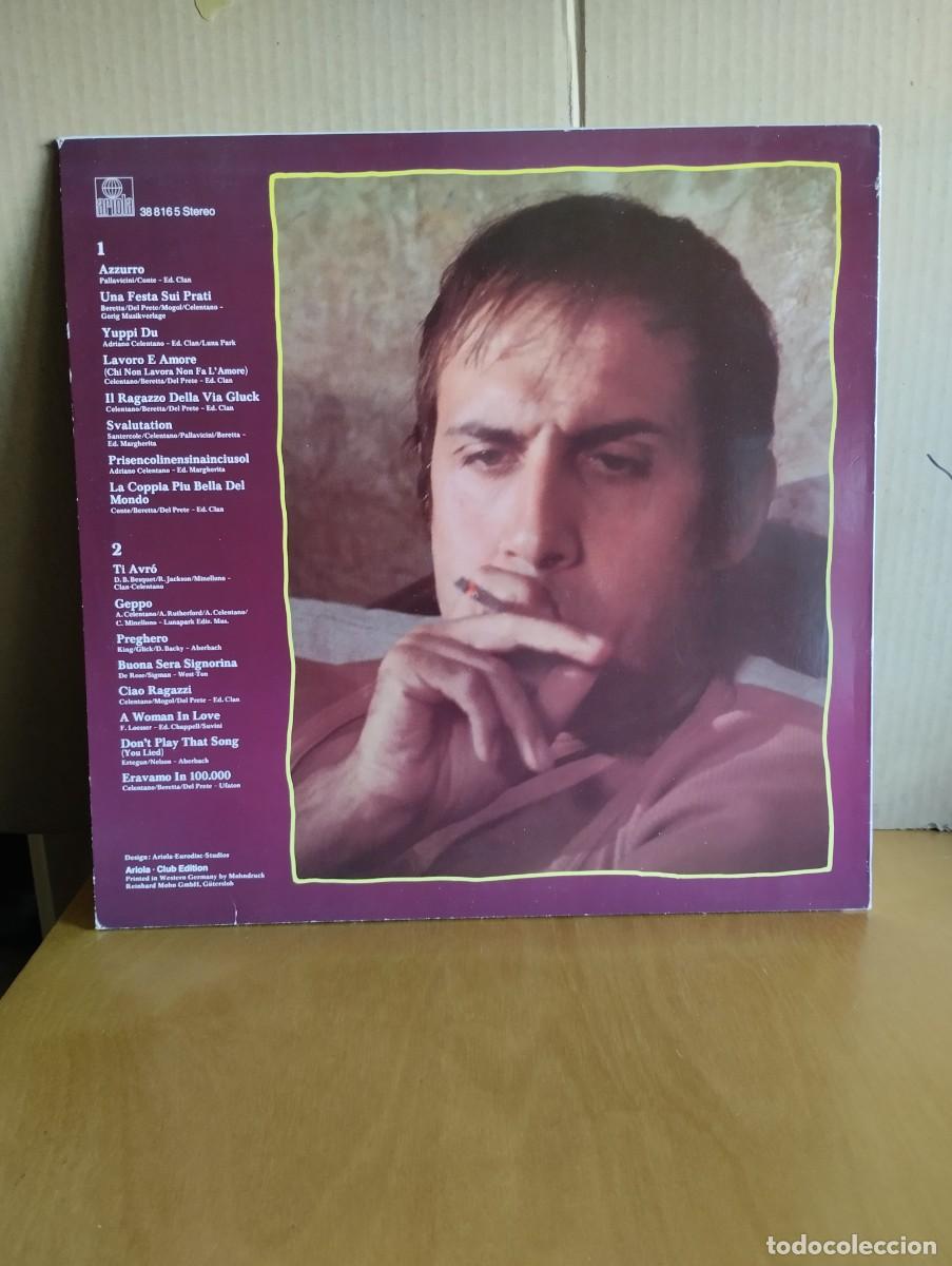 Discos de vinilo: ADRIANO CELENTANO ----- THE BEST OF - Foto 2