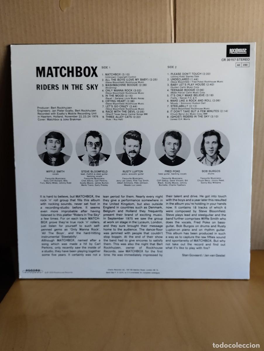 Discos de vinilo: MATCHBOX ------- RIDERS IN THE SKY - Foto 2