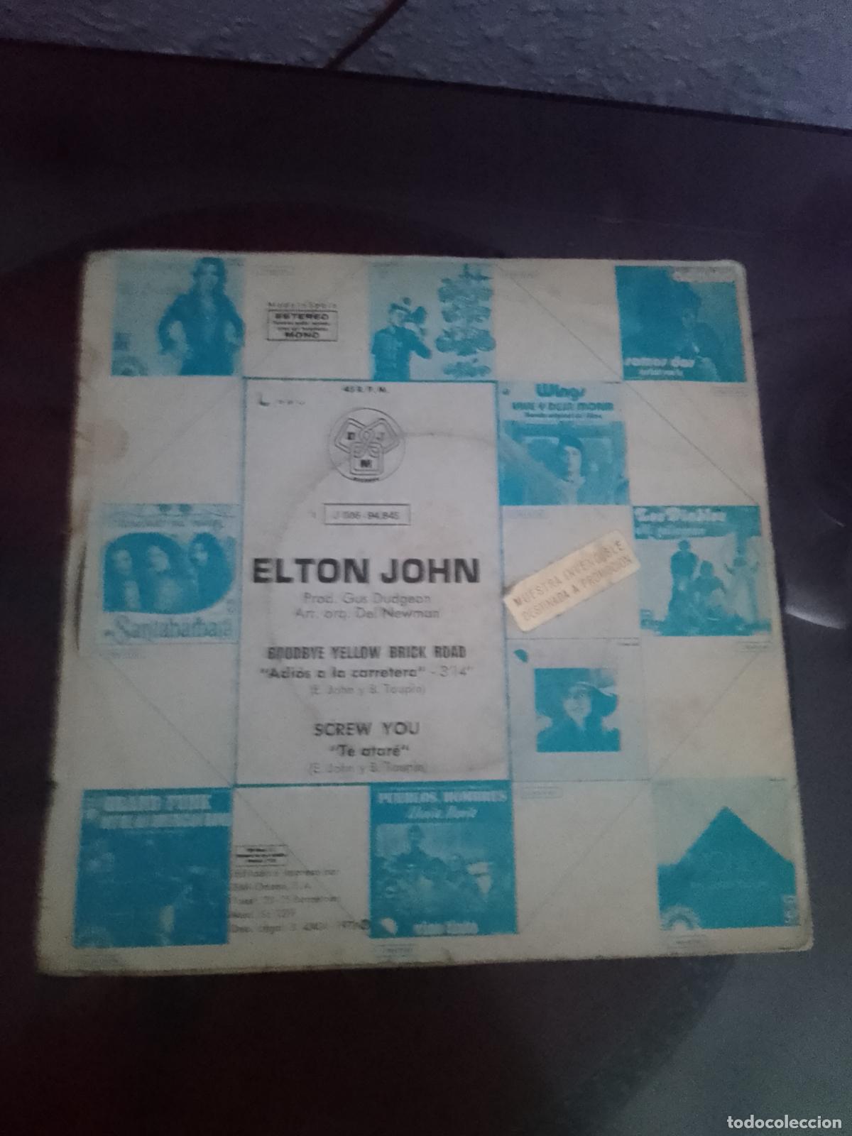 Discos de vinilo: Elton John &ndash; Goodbye Yellow Brick Road 7&rdquo; - Foto 2