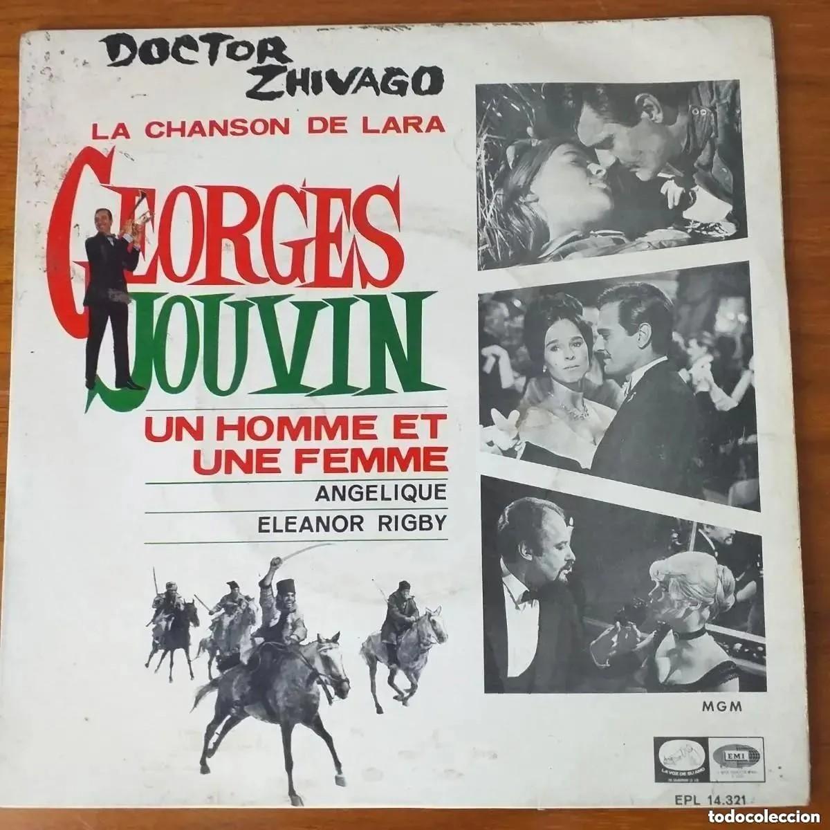 Discos de vinilo: GEORGES JOUVIN - LA CHANSON DE LARA + 3 (EP) 1966 - Foto 1