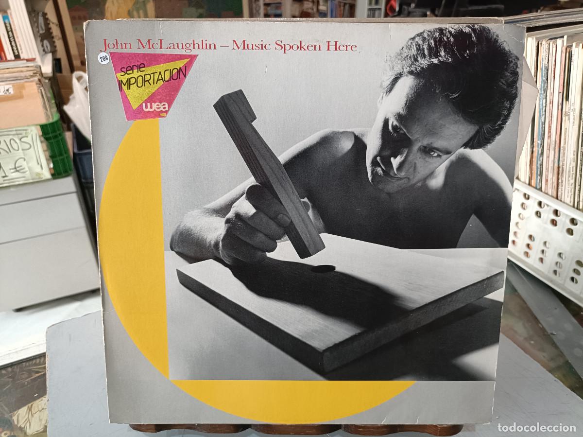 Discos de vinilo: John McLaughlin - Music Spoken Here - LP. WEA 1982 - Foto 1