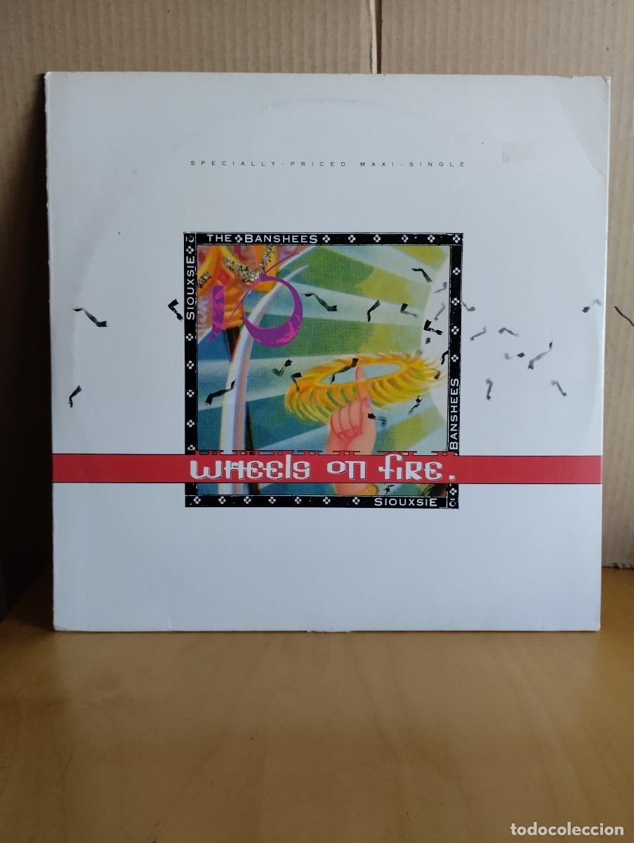 Discos de vinilo: SIOUXSIE AND THE BANSHEES--- WHEELS ON FIRE - MAXI SINGLE - Foto 1