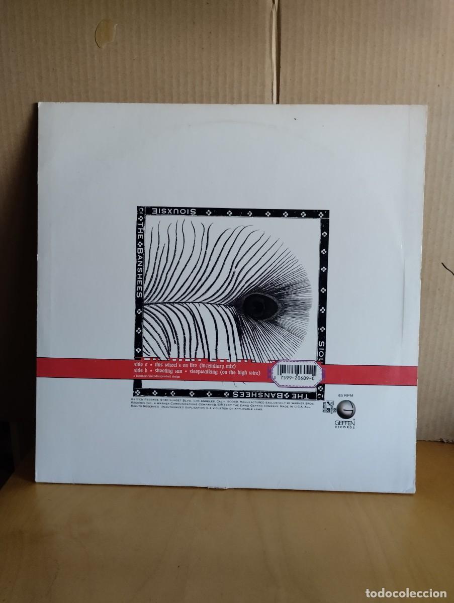 Discos de vinilo: SIOUXSIE AND THE BANSHEES--- WHEELS ON FIRE - MAXI SINGLE - Foto 2