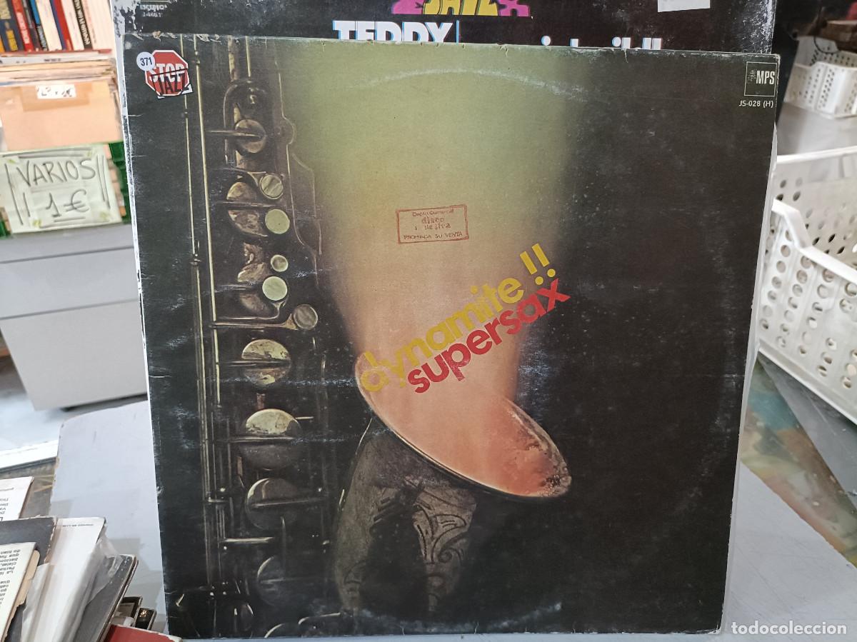 Discos de vinilo: Supersax - Dynamite!! - LP. Stop Jazz 1981 - Foto 1