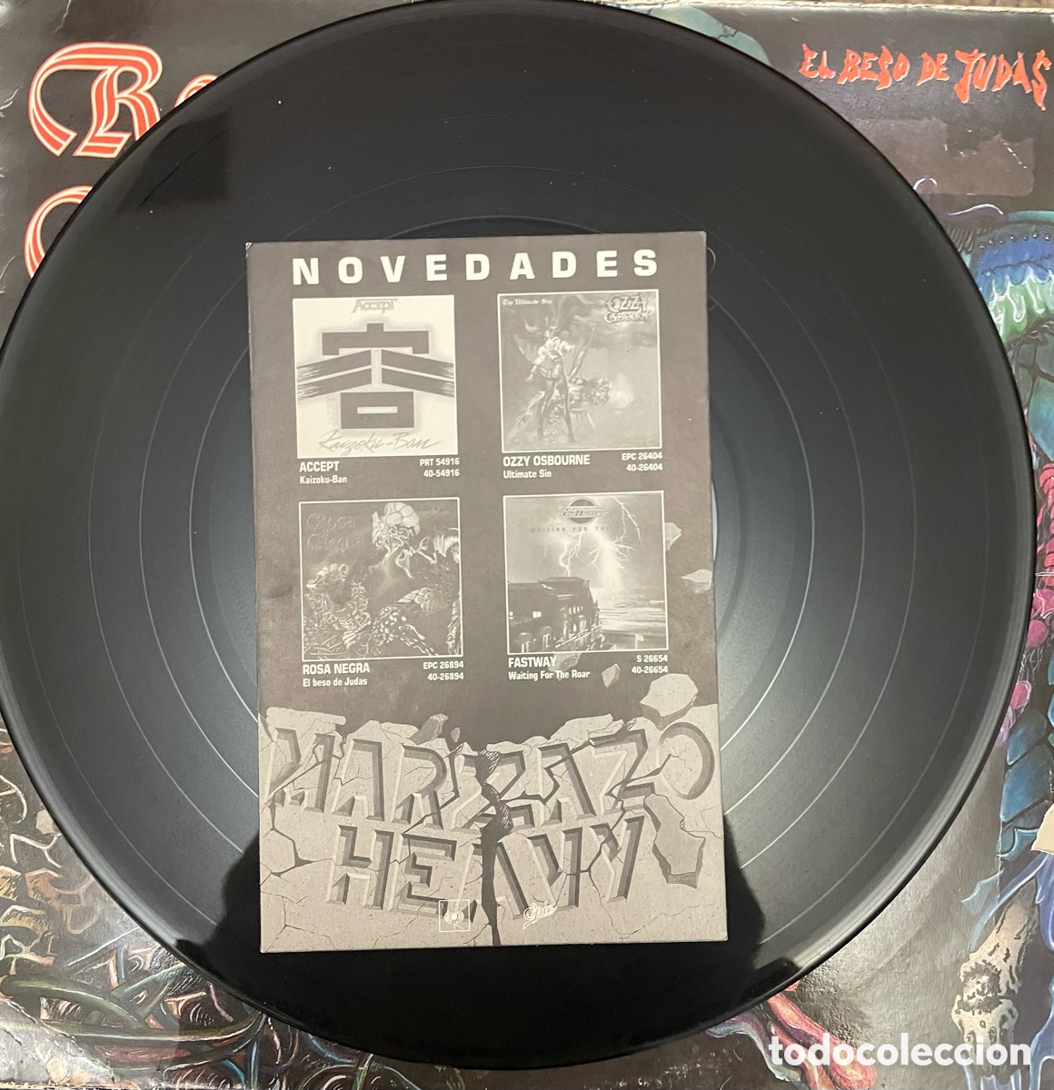 Discos de vinilo: Rosa negra: El beso de Judas: Lp - Foto 3