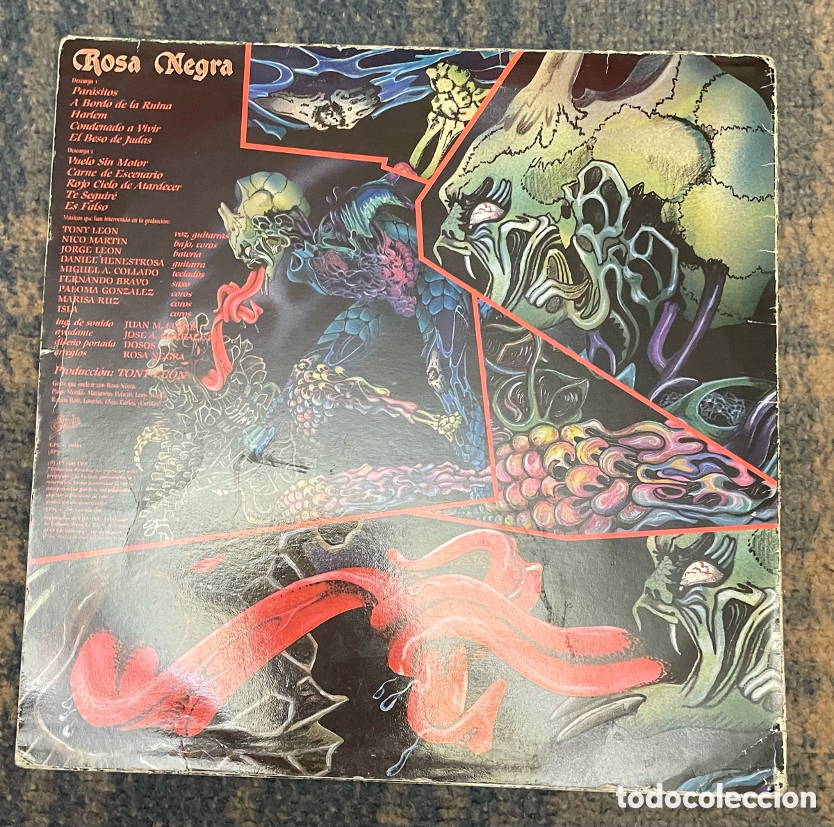 Discos de vinilo: Rosa negra: El beso de Judas: Lp - Foto 4