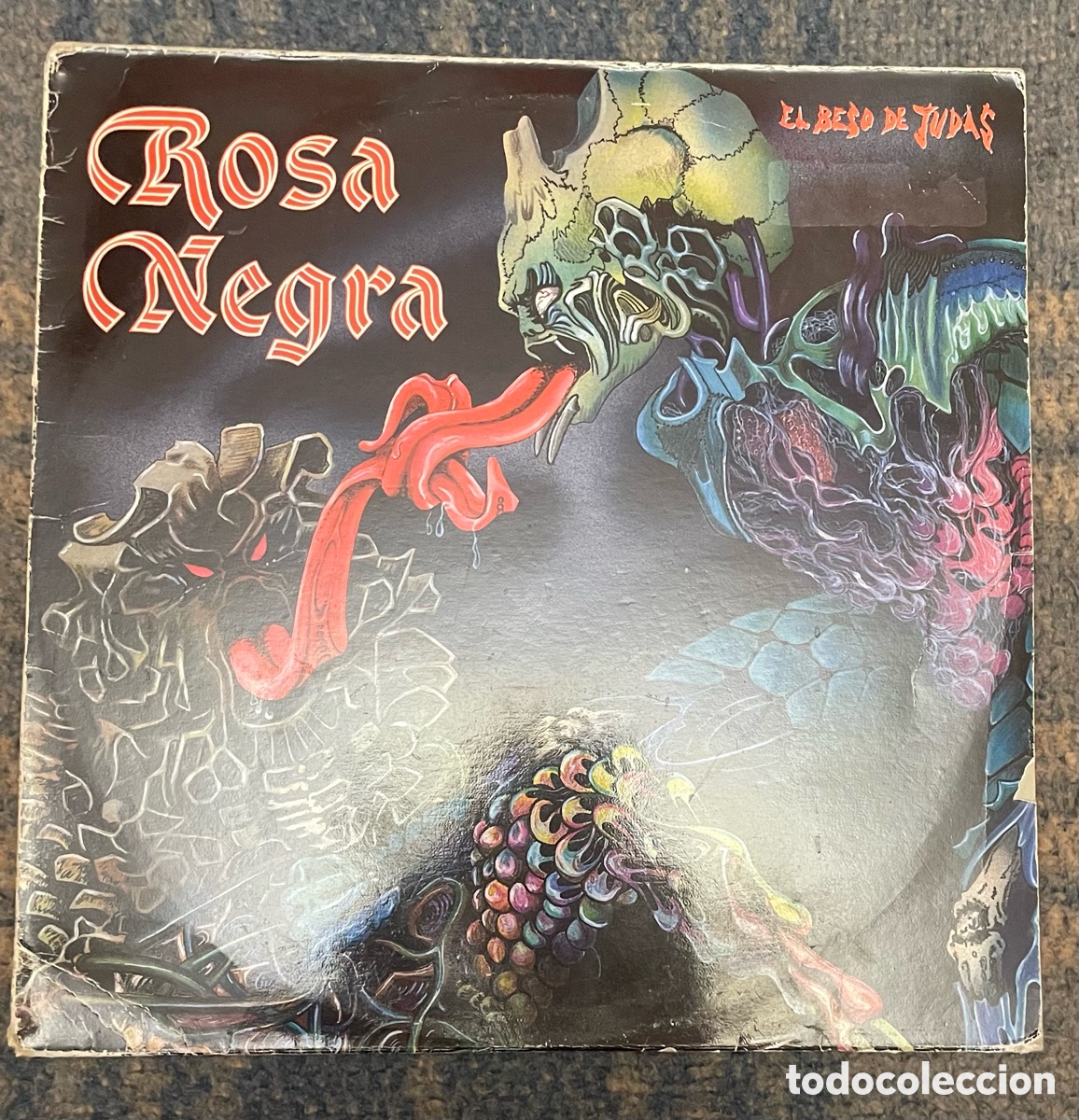 Discos de vinilo: Rosa negra: El beso de Judas: Lp - Foto 1