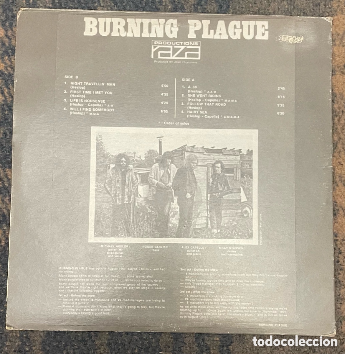 Discos de vinilo: Burning plague: lp vinilo - Foto 3