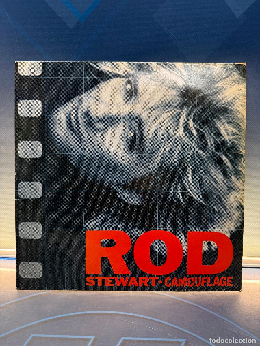 Discos de vinilo: Disco LP Rod Stewart Camouflage - Foto 1