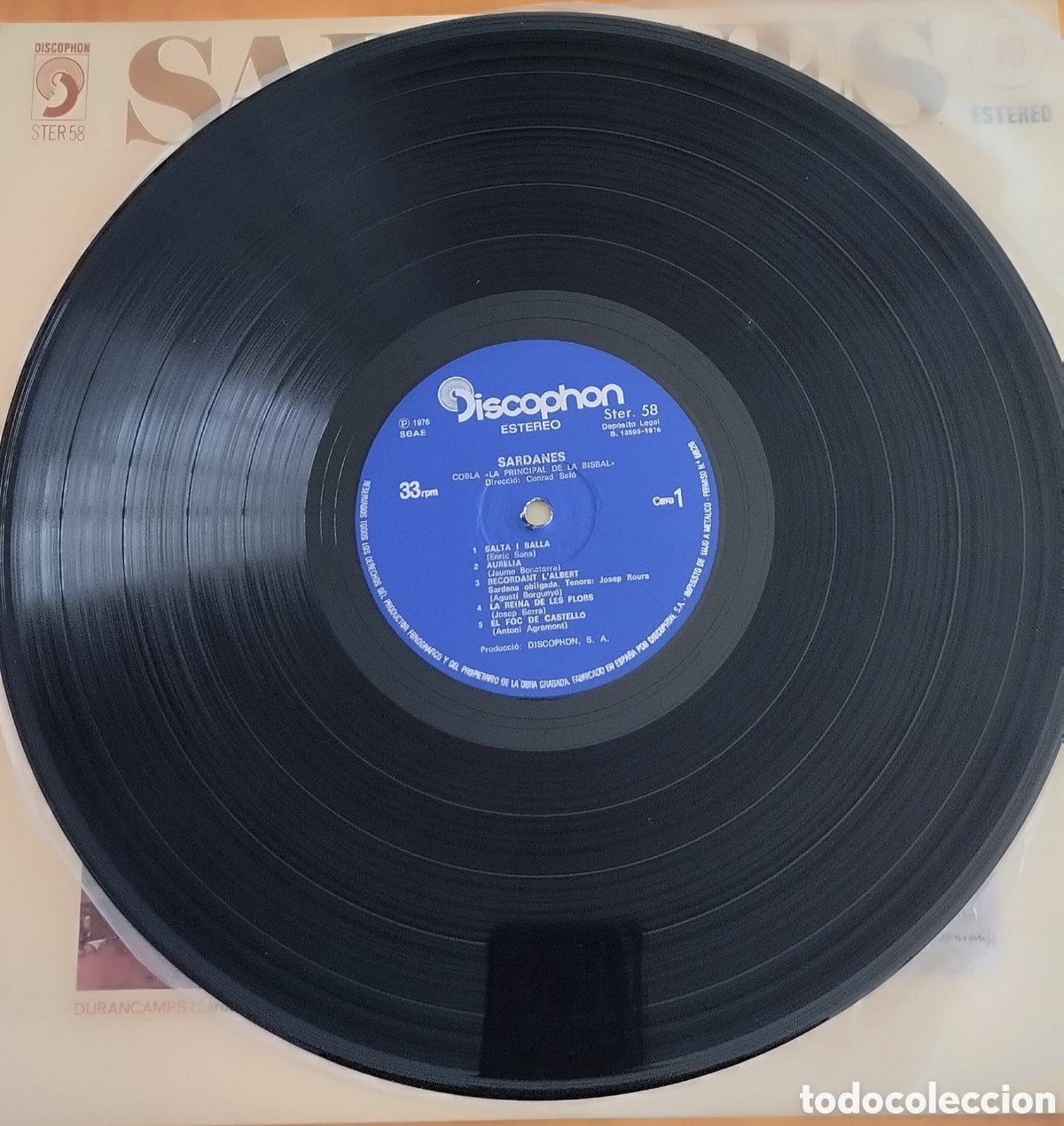 Discos de vinilo: SARDANES COBLA LA PRINCIPAL DE LA BISBAL - Foto 3