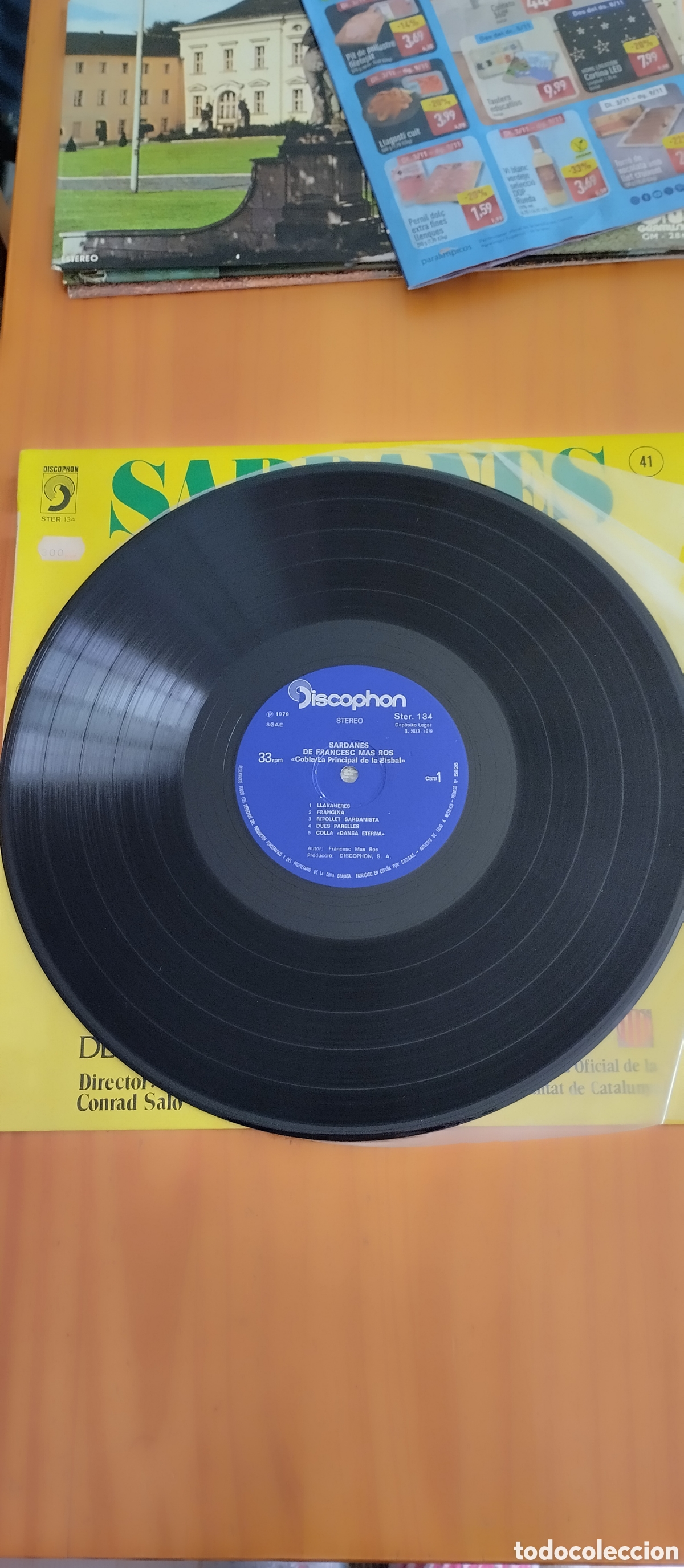 Discos de vinilo: SARDANES DE FRANCESC MAS ROS - Foto 3