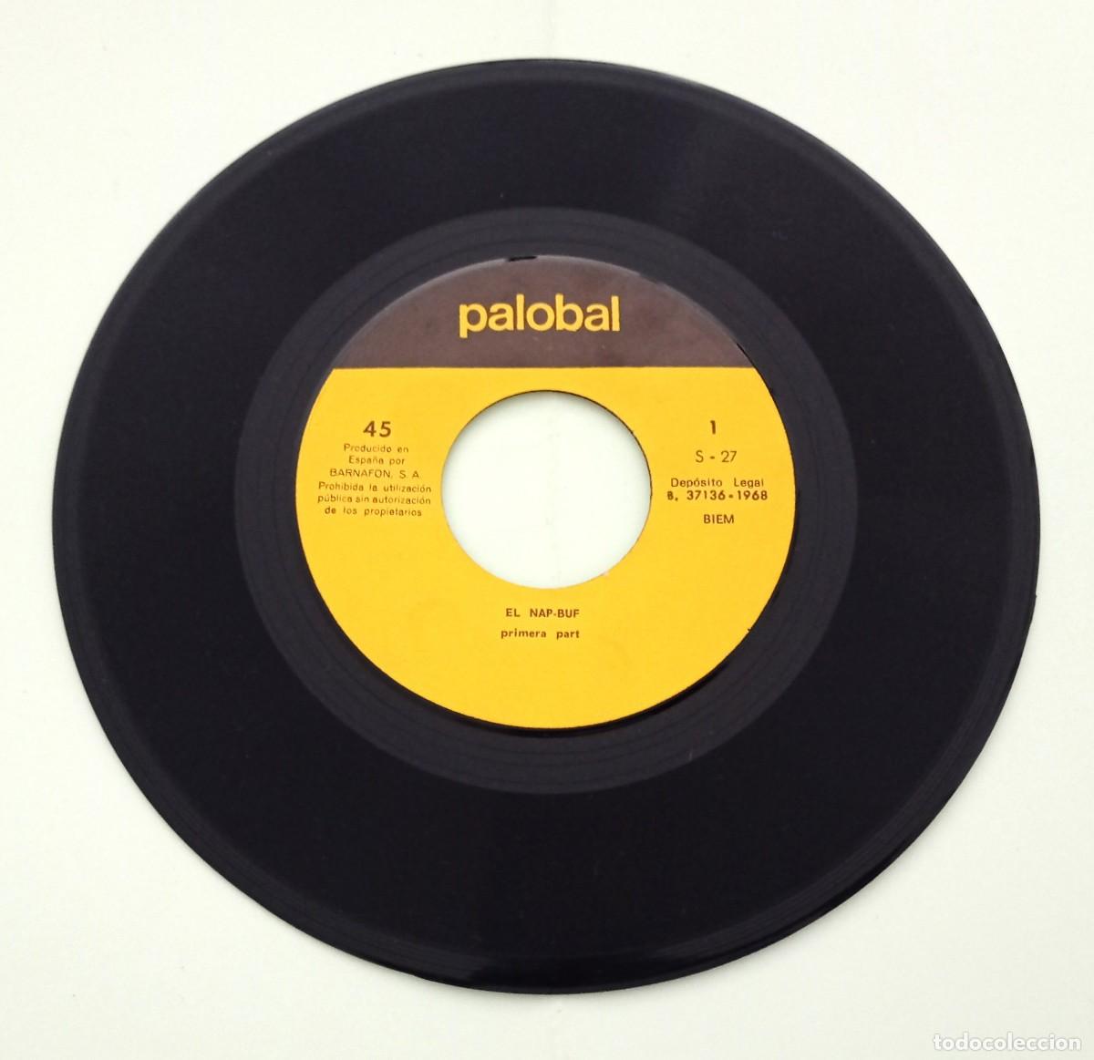 Discos de vinilo: DISCO-CUENTO EL NAP-BUF (CATAL&Aacute;N). PALOBAL 1968 - Foto 4
