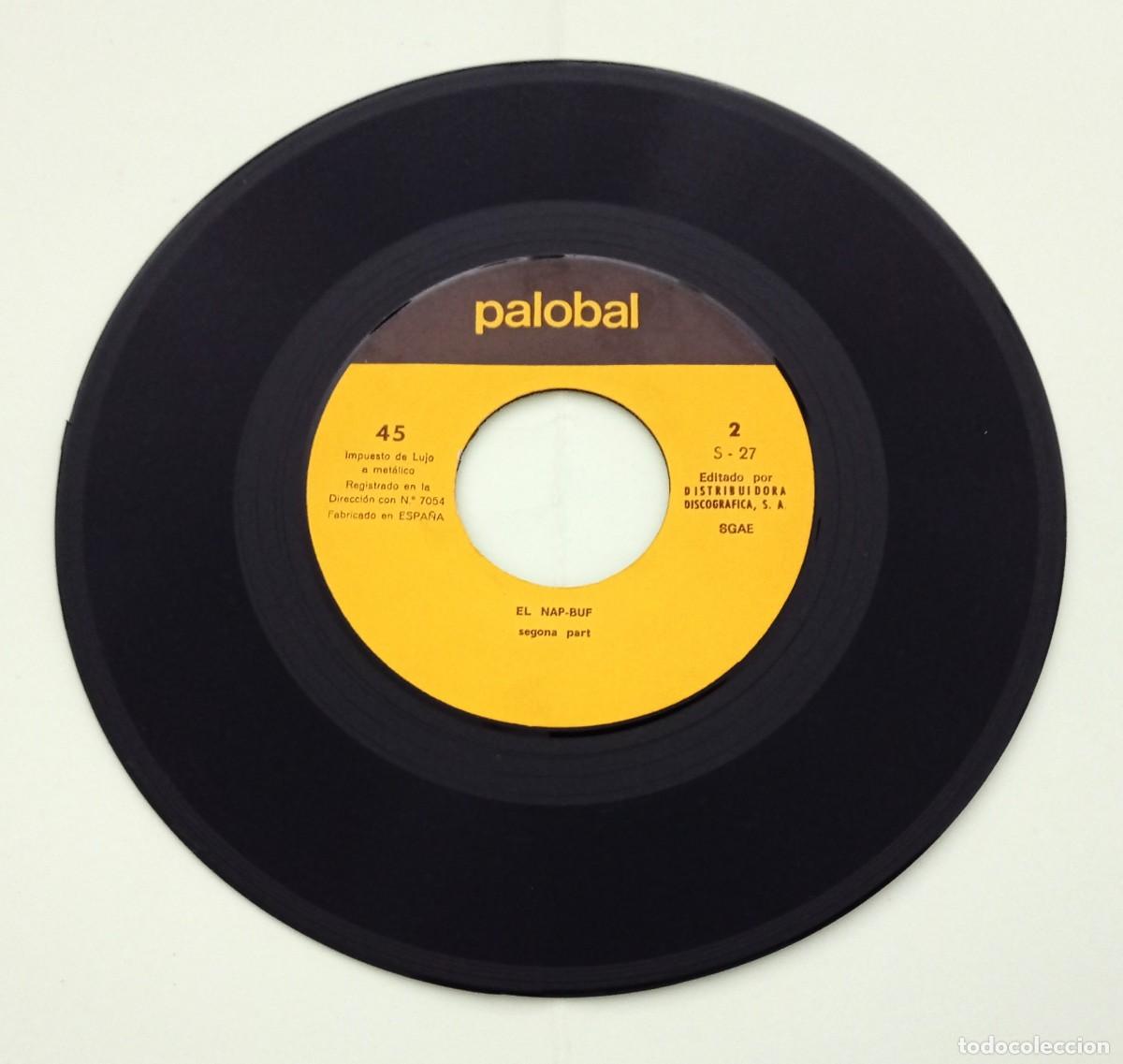 Discos de vinilo: DISCO-CUENTO EL NAP-BUF (CATAL&Aacute;N). PALOBAL 1968 - Foto 5
