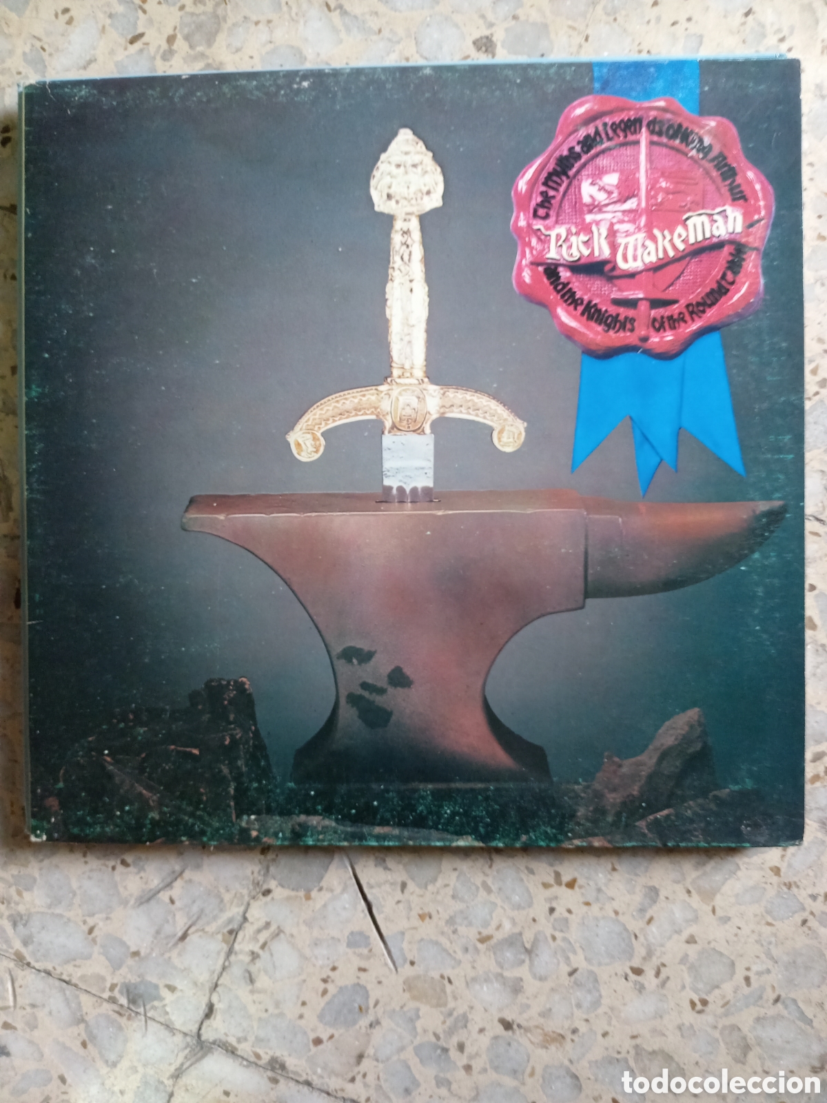 Dischi in vinile: LP RICK WAKEMAN THE MYTHS AND LEGENDS OF KING ARTHUR PORTADA DOBLE CON LBRETO 1975 SPAIN