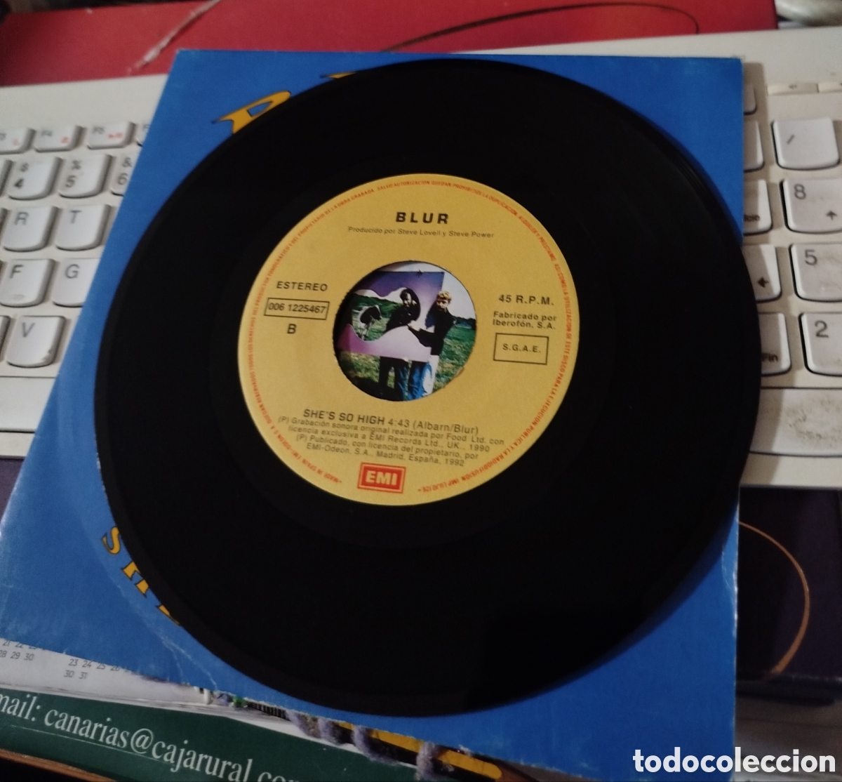 Discos de vinilo: Blur - Shes so high - Foto 2