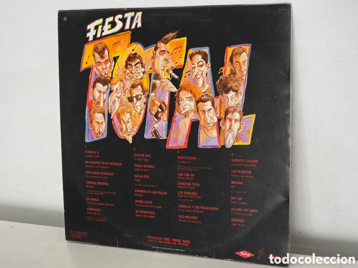 Discos de vinilo: disco vinilo fiesta total 2 discos - Foto 3