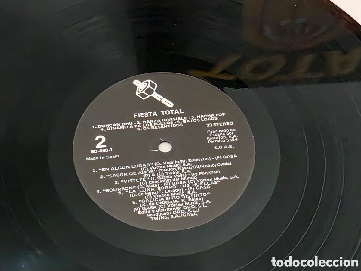 Discos de vinilo: disco vinilo fiesta total 2 discos - Foto 5
