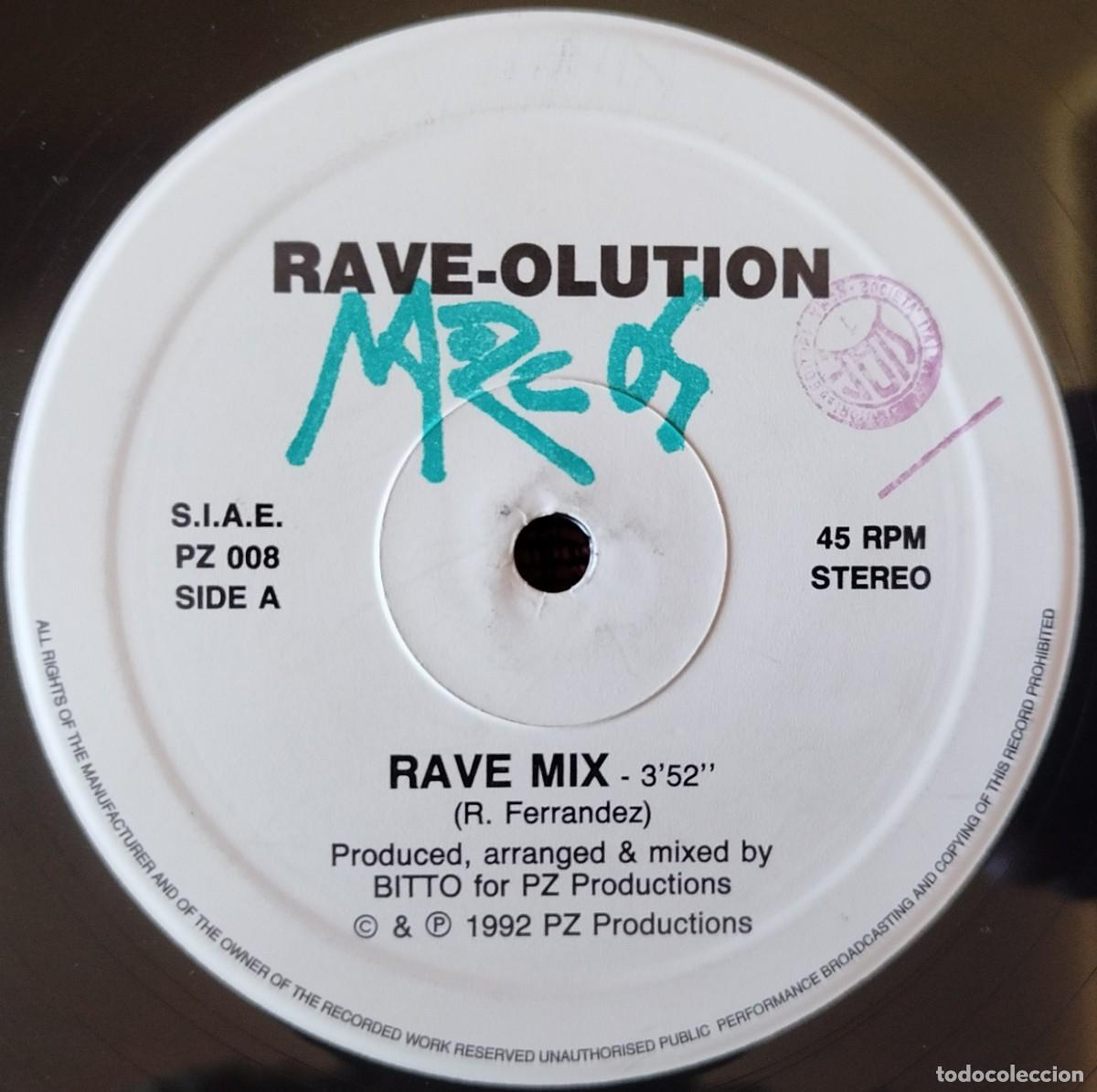 Discos de vinilo: RAVE-OLUTION ** Rave-Olution ** MAXI SINGLE VINILO ITALIA 1992 - Foto 1