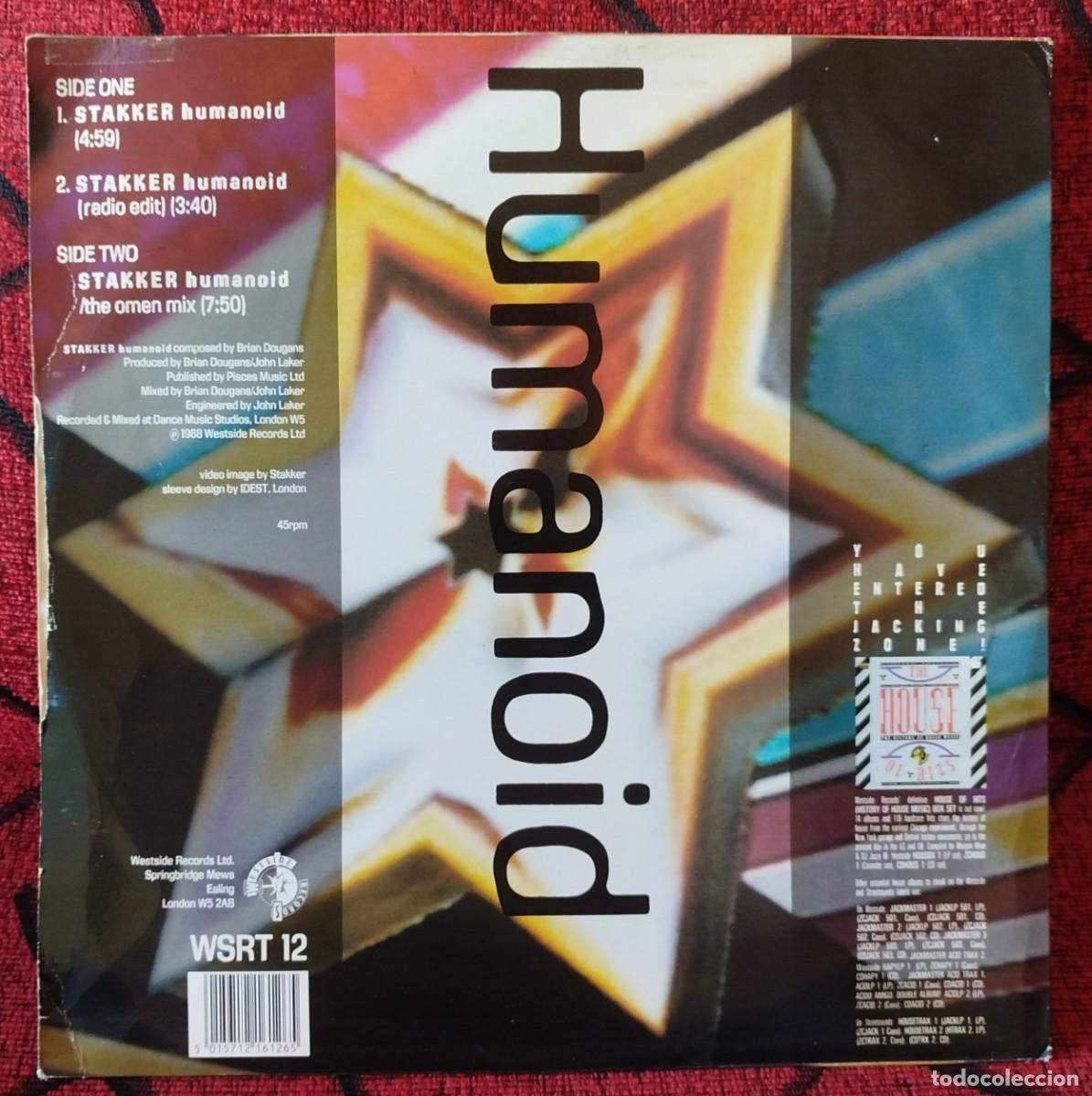 Discos de vinilo: HUMANOID ** Stakker Humanoid ** MAXI SINGLE VINILO 1988 UK - Foto 2
