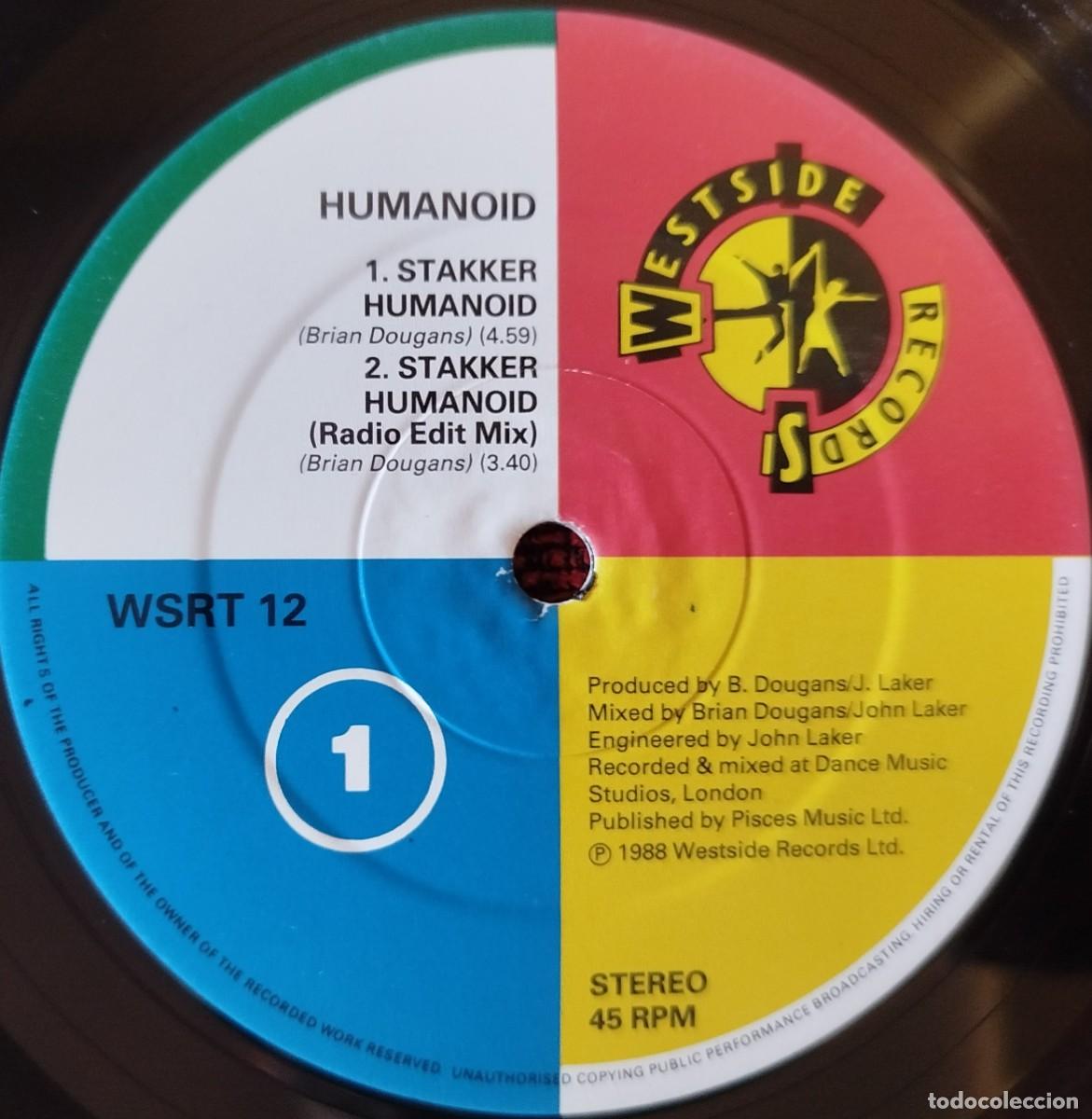 Discos de vinilo: HUMANOID ** Stakker Humanoid ** MAXI SINGLE VINILO 1988 UK - Foto 4