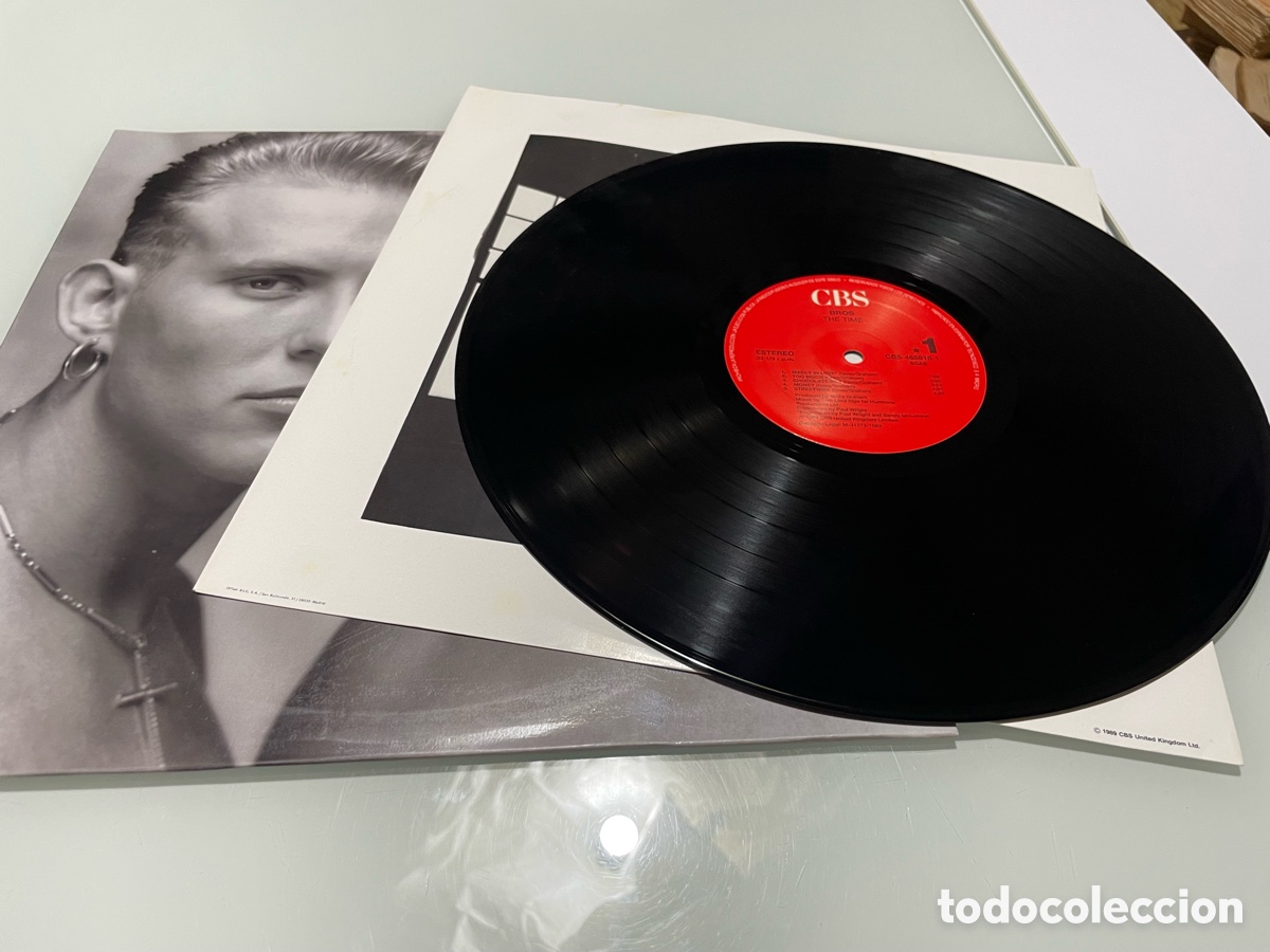 Discos de vinilo: Disco de vinilo. The time. Bros. CBS 1989 - Foto 3