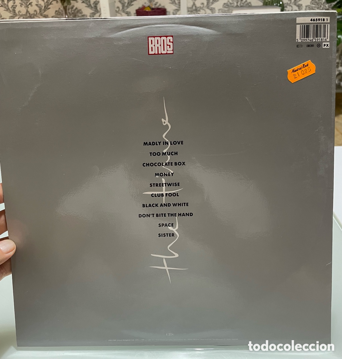 Discos de vinilo: Disco de vinilo. The time. Bros. CBS 1989 - Foto 4
