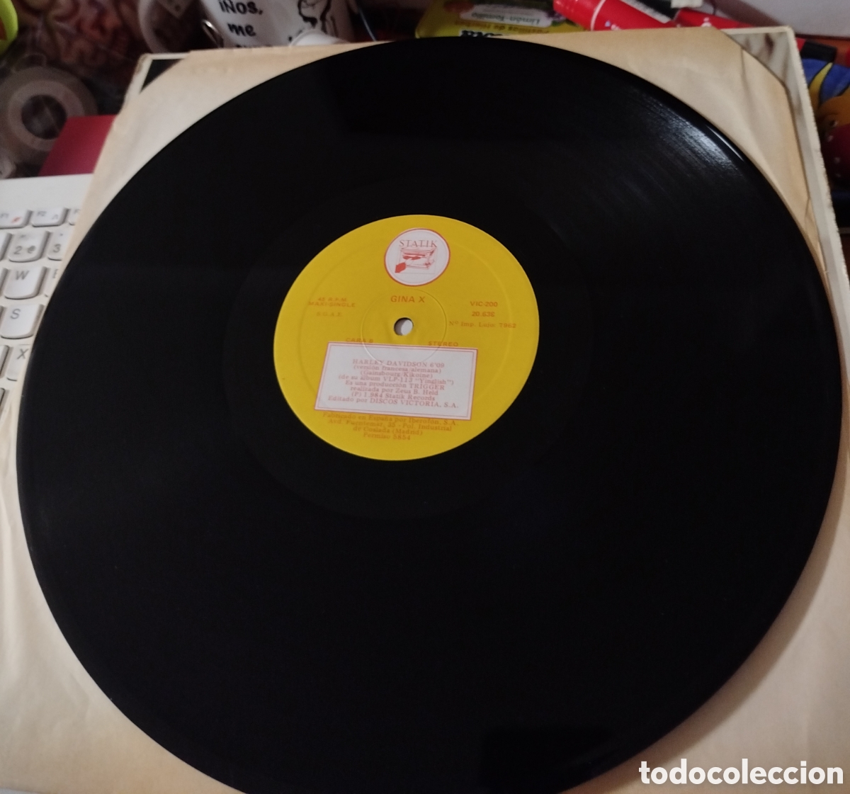 Discos de vinilo: Gina X - Harley Davidson - Foto 2