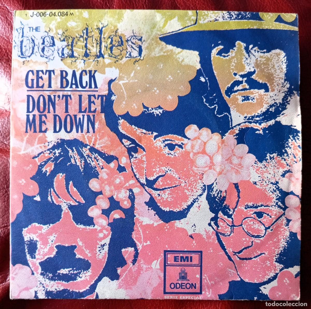 Discos de vinilo: THE BEATLES - GET BACK / DONT LET ME DOWN 7&rdquo; - Foto 1