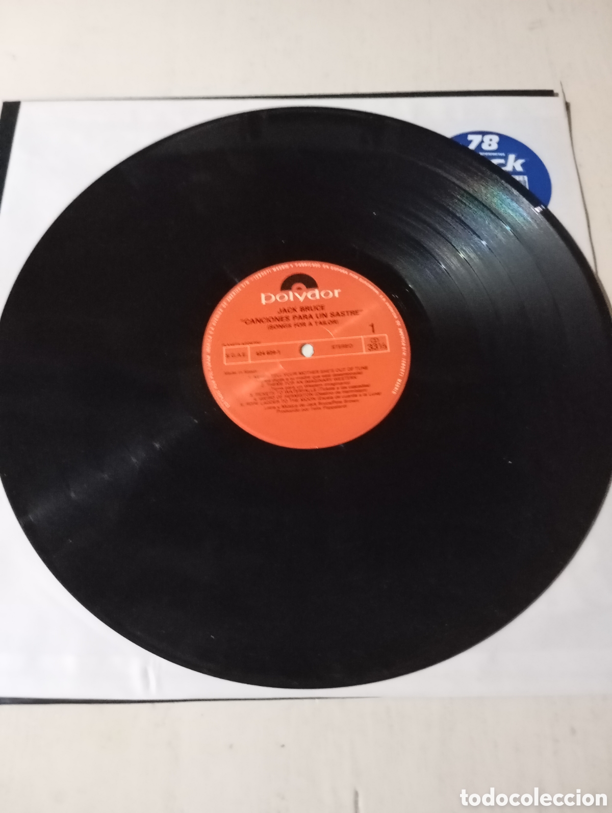 Discos de vinilo: JACK BRUCE - SONGS FOR A TAILOR - POLYDOR - 1990 - Foto 3