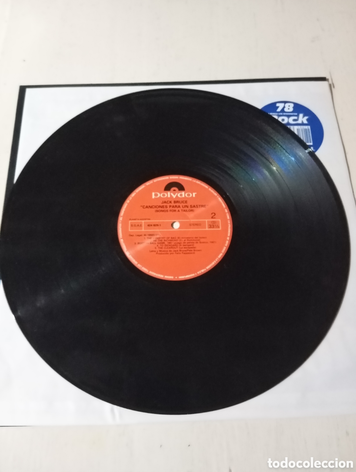 Discos de vinilo: JACK BRUCE - SONGS FOR A TAILOR - POLYDOR - 1990 - Foto 6