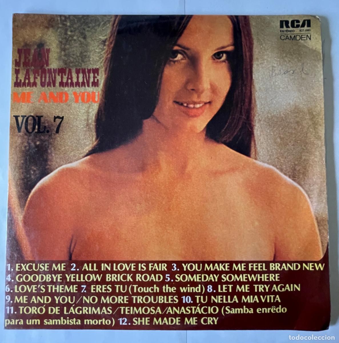 Discos de vinilo: JEAN LAFONTAINE / ME AND YOU VOLUME 7 / LP RCA 1974 / BRASIL