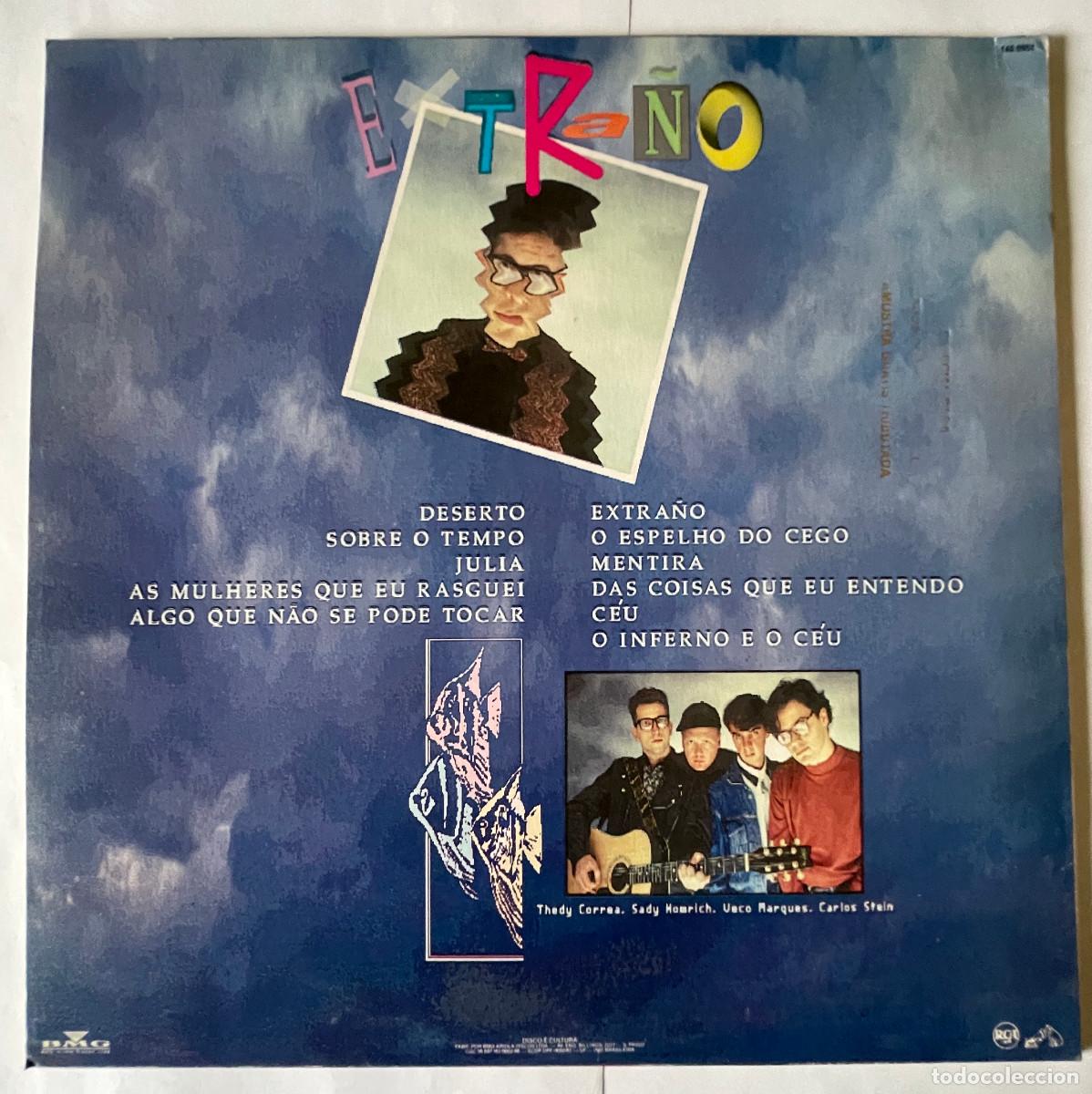 Discos de vinilo: NENHUM DE NOS / EXTRA&Ntilde;O / LP RCA 1990 / BRASIL - Foto 2