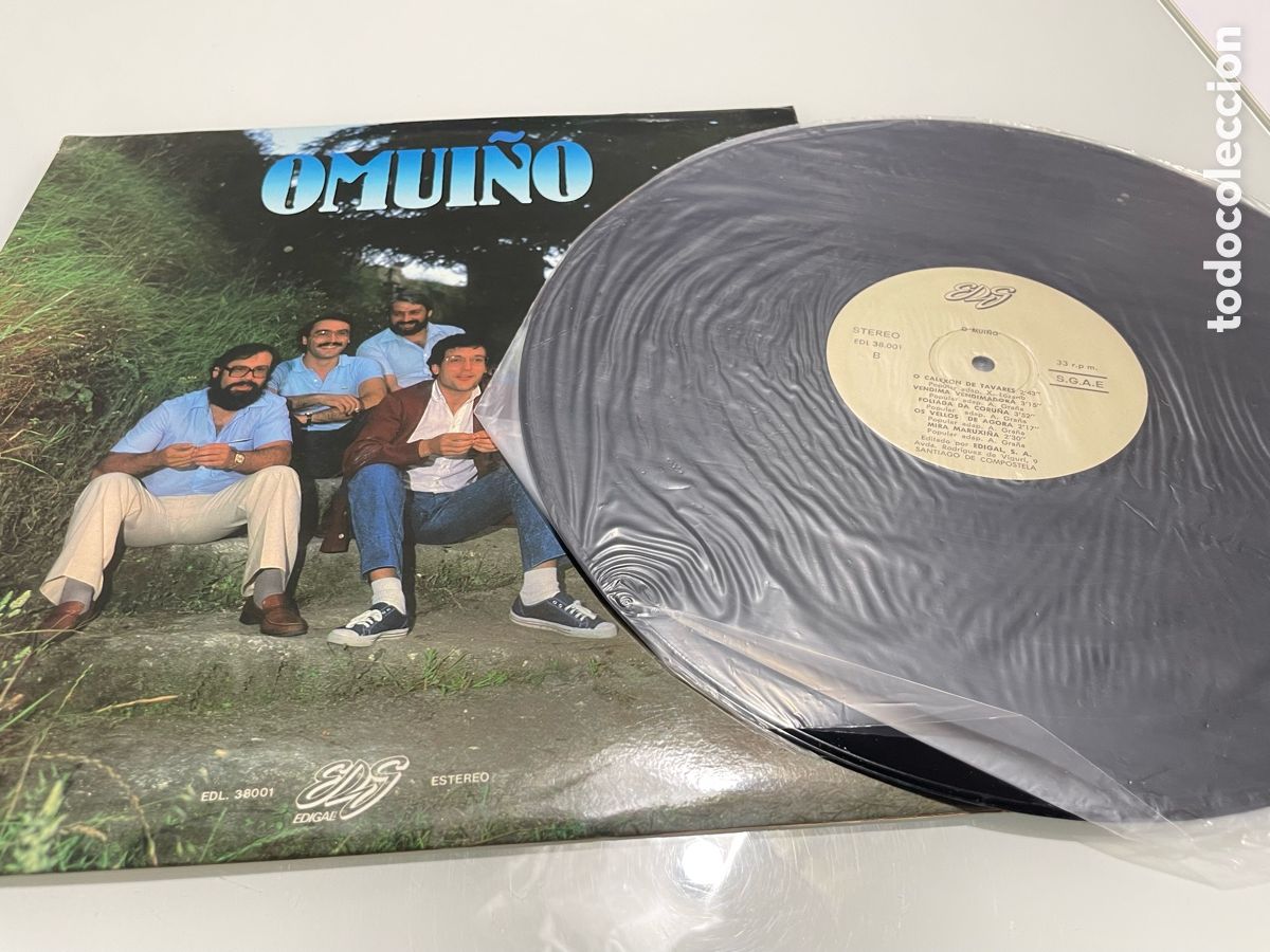 Discos de vinilo: Disco de vinilo. Omui&ntilde;o. Edigal 1982 - Foto 2