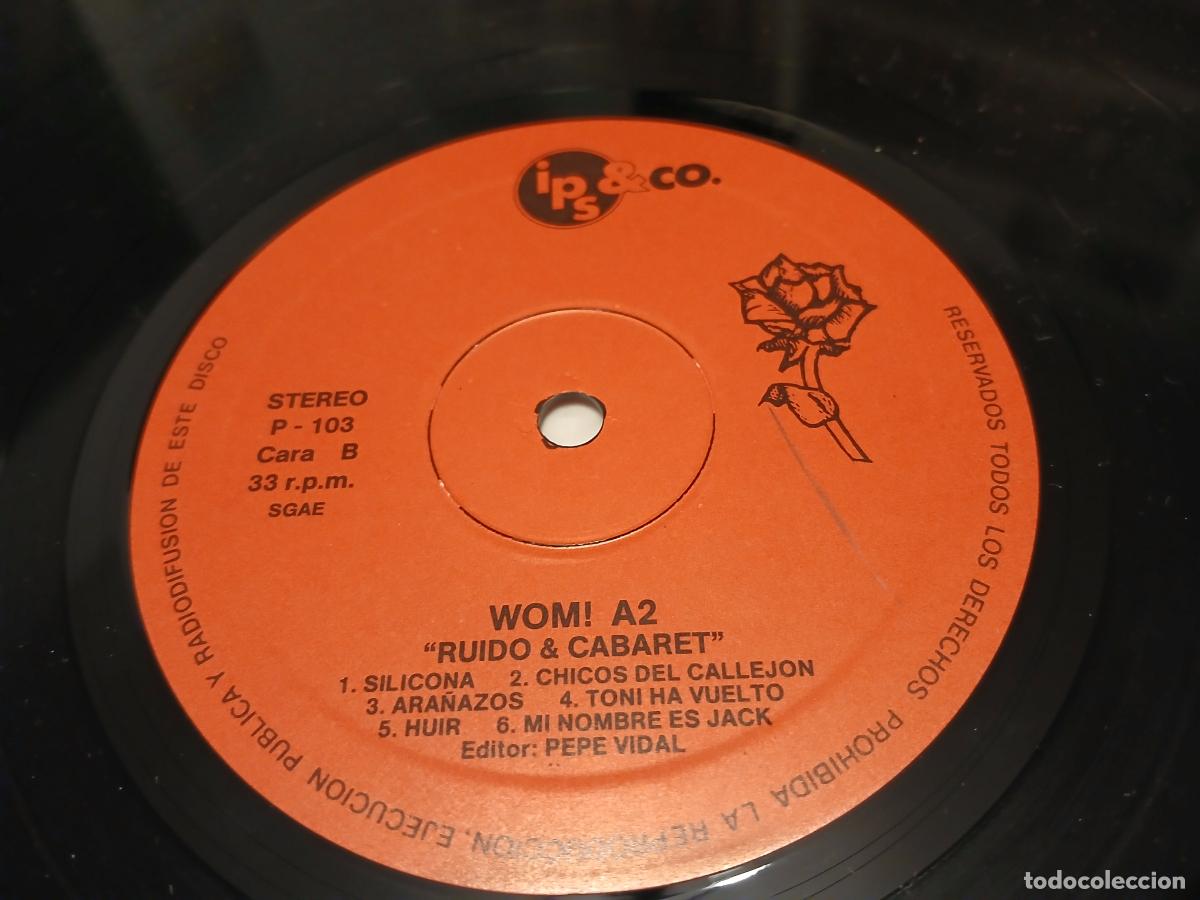 Discos de vinilo: WOM! A2 -RUIDO & CABARET- (1987) LP DISCO VINILO - Foto 2