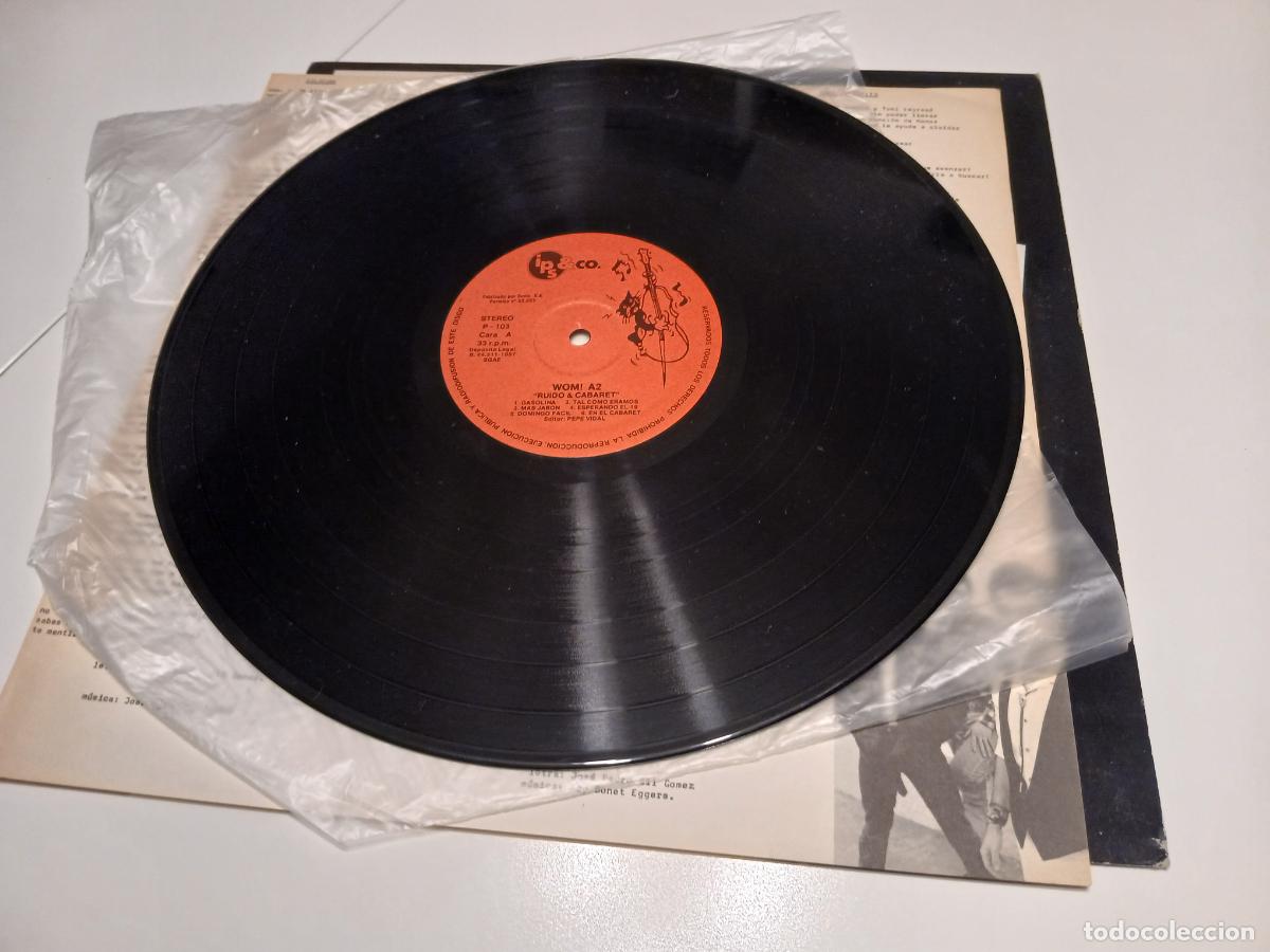 Discos de vinilo: WOM! A2 -RUIDO & CABARET- (1987) LP DISCO VINILO - Foto 4