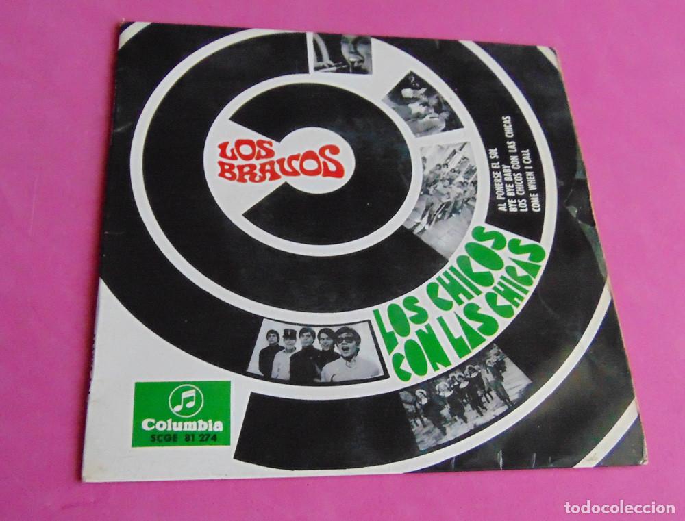 Discos de vinilo: LOS BRAVOS &ndash; Los Chicos Con Las Chicas + 3 - EP 1967 - Foto 1