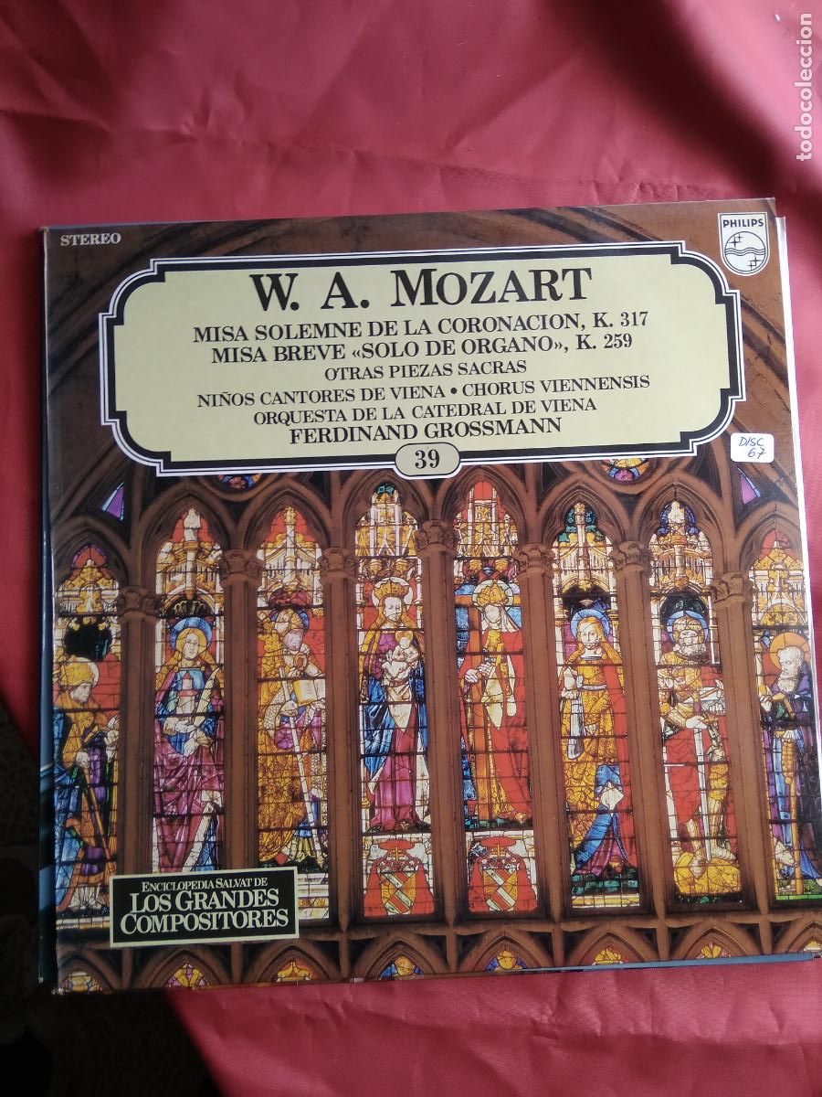 Discos de vinilo: L.P. Disco Vinilo Mozart 39. Disc 67 - Foto 1