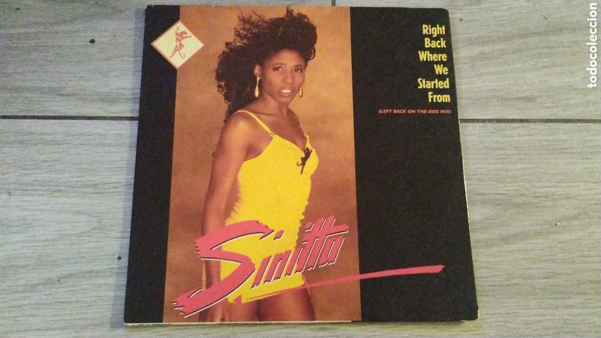 Discos de vinilo: SINITTA-RIGHT BACK WHERE WE STARTED FROM-MAXI-TELDEC/EUROPA-IB - Foto 1