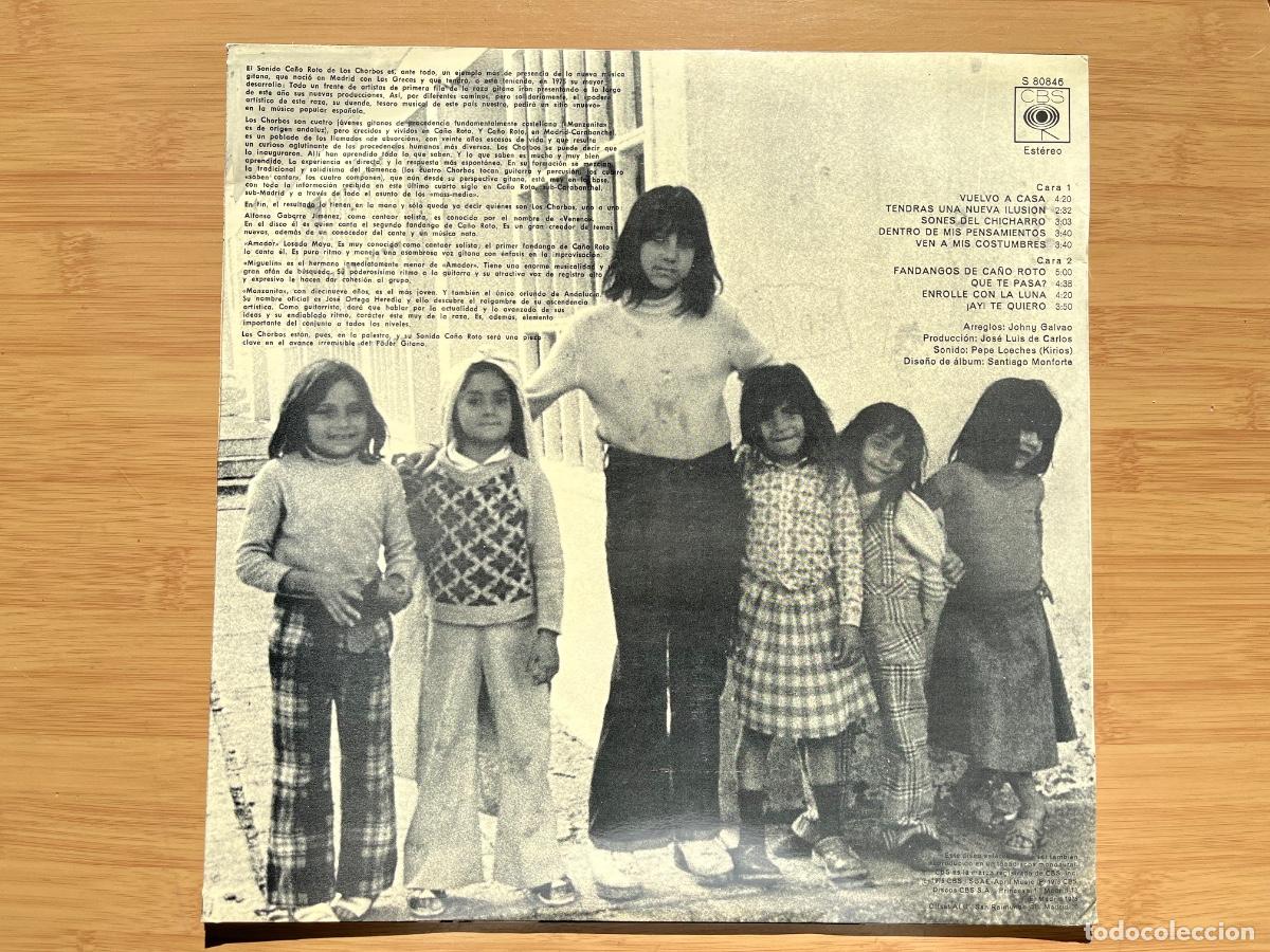 Discos de vinilo: LOS CHORBOS. El sonido ca&ntilde;o roto - Poder gitano. (vinilo lp 1075 + Hoja de prensa y poster) - Foto 2