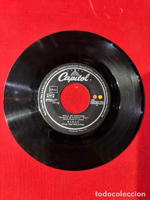 Discos de vinilo: WINGS - MULL OF KINTYRE - SINGLE - Foto 2