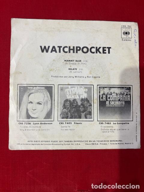 Discos de vinilo: MAMMY BLUE - WATCHPOCKET - SINGLE - Foto 3