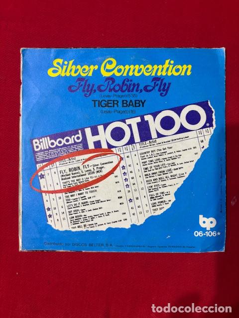 Discos de vinilo: SILVER CONVENTION - FLY, ROBIN, FLY - SINGLE - Foto 3