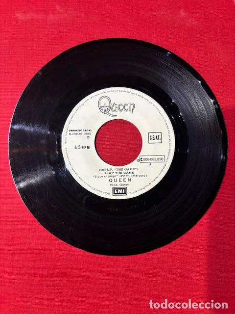 Discos de vinilo: QUEEN - PLAY THE GAME - SINGLE - Foto 2