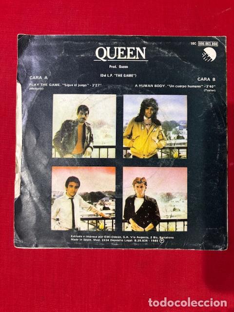 Discos de vinilo: QUEEN - PLAY THE GAME - SINGLE - Foto 3