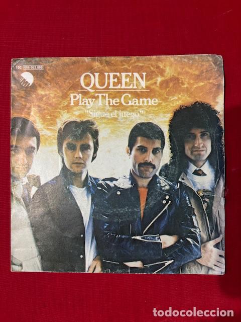 Discos de vinilo: QUEEN - PLAY THE GAME - SINGLE - Foto 1