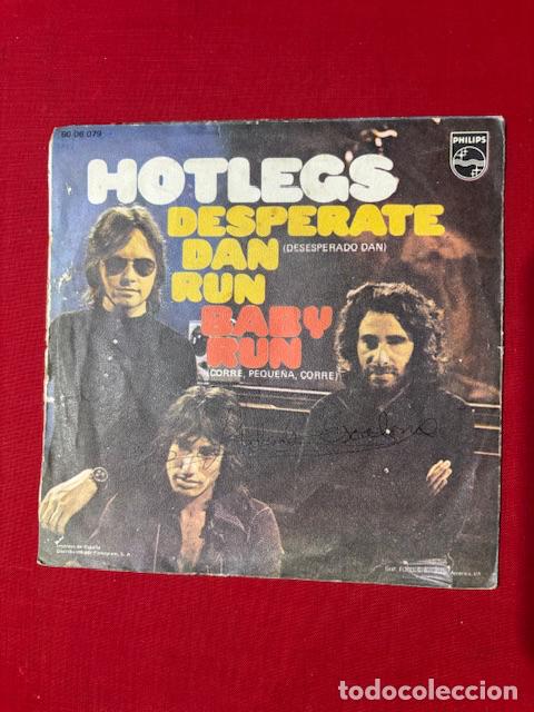 Discos de vinilo: HOTLEGS - DESPERATE DAN - RUN BABY RUN - SINGLE - Foto 1