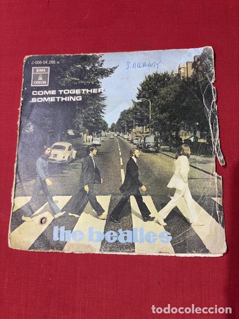 Discos de vinilo: THE BEATLES - COME TOGETHER - SOMETHING - SINGLE - Foto 1