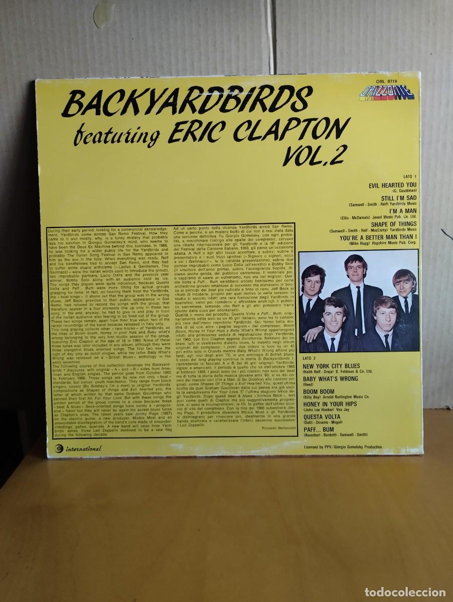 Discos de vinilo: THE YARDBIRDS ---- FEATURING ERIC CLAPTON VOL. 2 - Foto 2