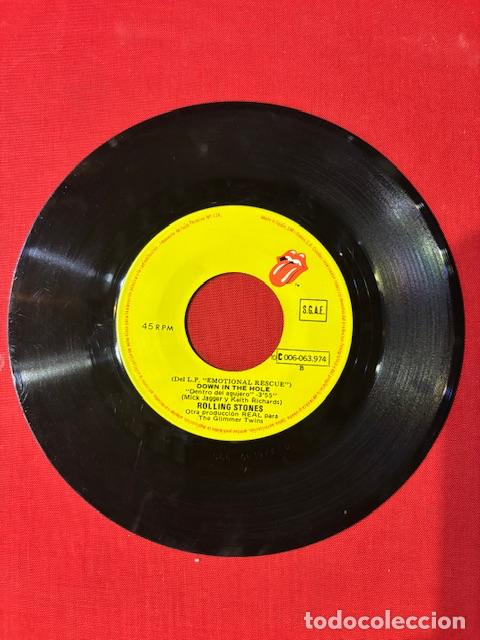 Discos de vinilo: THE ROLLING STONES - RESCATE EMOCIONAL - SINGLE - Foto 2