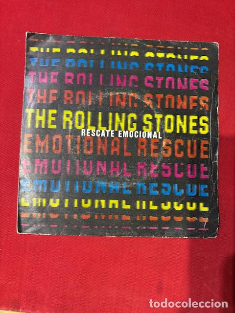 Discos de vinilo: THE ROLLING STONES - RESCATE EMOCIONAL - SINGLE - Foto 1